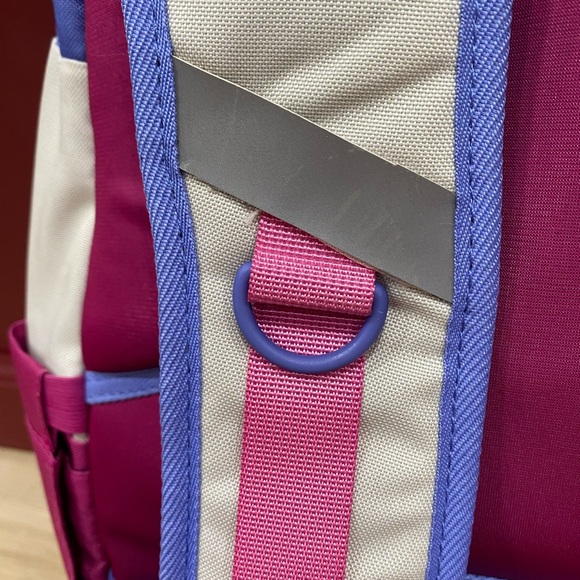 NWT Simply Southern Pink Purple & White School Backpack Book Bag - Picture 11 of 13